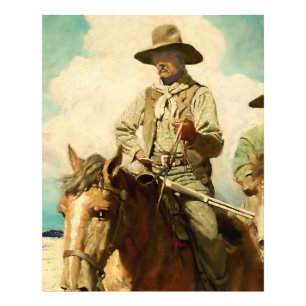 Foto Wudo Marshall Western Art por NC Wyeth