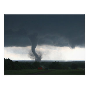 Foto Wynnewood, OK EF4 Tornado Photo Impressão
