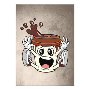 Foto Xícara de café engraçada para amante de café