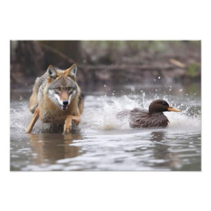 Foto Yellowstone Wolf Photo Impressão