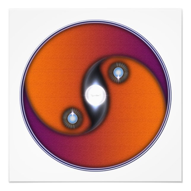 Foto Yin Yang Sun Orange Violet (Frente)