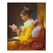 Young Girl Reading by Jean Honore Fragonard, Large