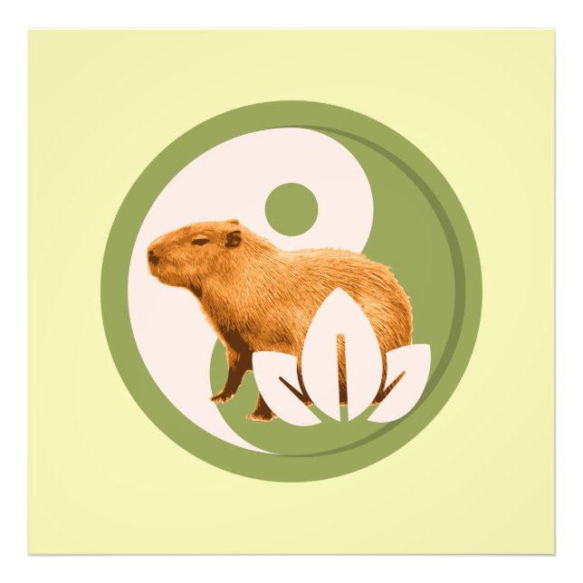 Foto Zen Capybara Yin Yang (Frente)