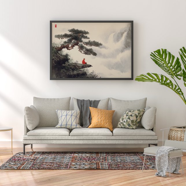 Foto Zen Monk por Misty Waterfall Wall Decor (Criador carregado)