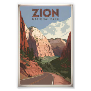 Foto Zion National Park Vintage