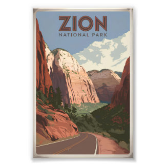Foto Zion National Park Vintage