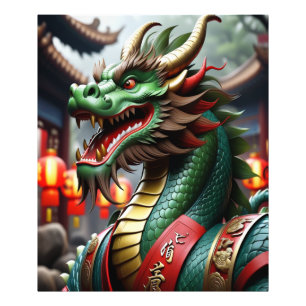 Foto zodíaco chinês arte ano do dragão Realista 2