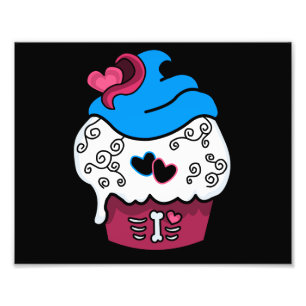 Foto Zombie Heart Cupcake