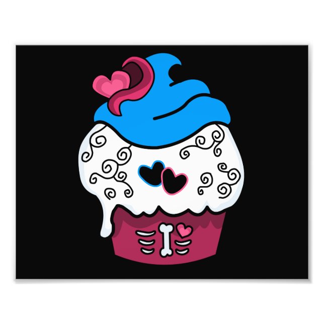 Foto Zombie Heart Cupcake (Frente)