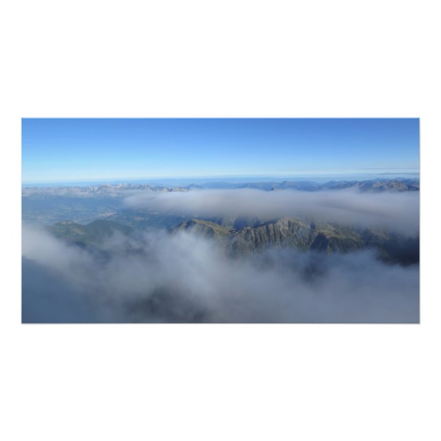 Foto Zona de Chamonix dos Alpes franceses (Frente)