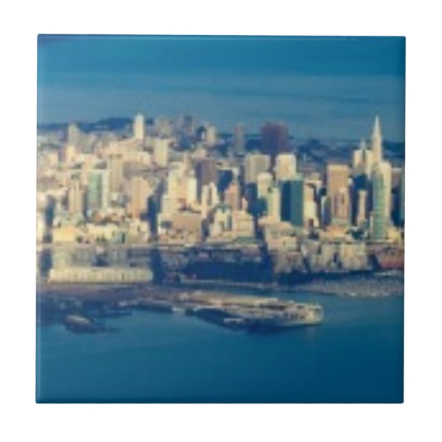 Fotografia aérea do San Francisco Bay (Frente)