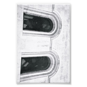 Fotografia B1 4x6 preto e branco da letra do