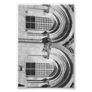 Fotografia B7 4x6 preto e branco da letra do