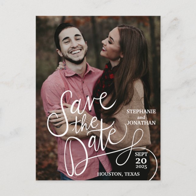 Fotografia com Letra Salvar Cartões Postais de Dat (Frente)