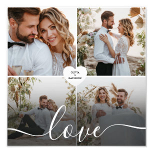 Fotografia da Collagem de Amor design
