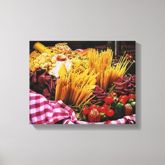 Fotografia da Comida italiana, decoração de parede (Frente)