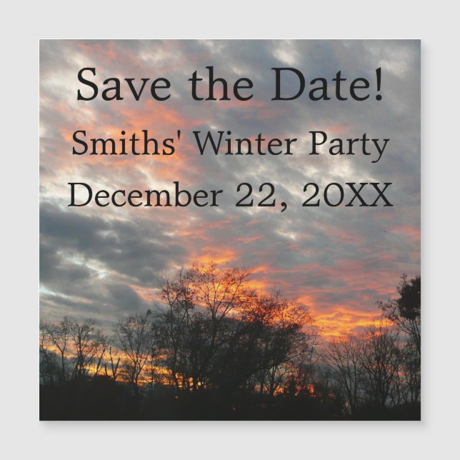 Fotografia da paisagem solar do inverno (Frente)