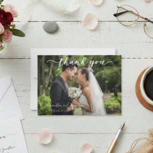 Fotografia de Agradecimento de Casamento à Mão em