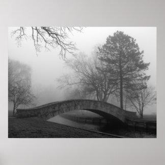 Fotografia de arte fina - Impressão de ponte "Mist