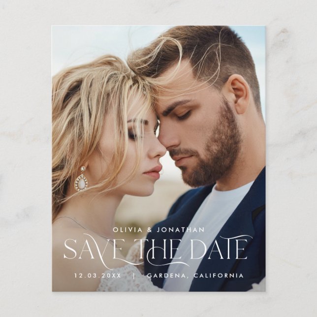 fotografia de casamento moderna do orçamento (Frente)