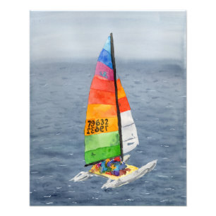 Fotografia de Catamarã em Arte de Parede