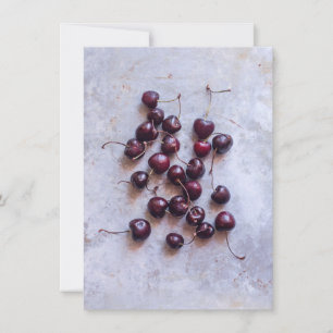 Fotografia de Cerejas Vermelhas Frescas
