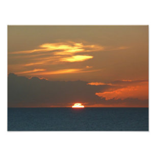 Fotografia de paisagem colorida do horizonte