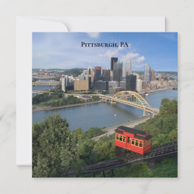 Fotografia de Pittsburgh Pensilvânia (Frente)