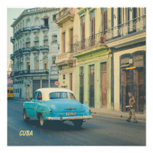 Fotografia de Rua de Carro Clássico Vintage Havana