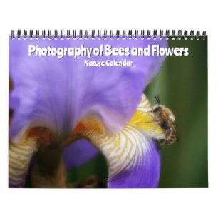Fotografia do Calendário Natural de Abelhas e Flor