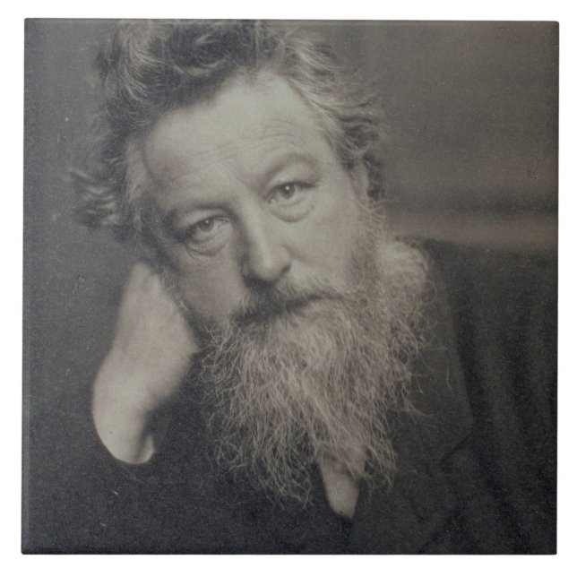 Fotografia do retrato de William Morris (1834-96) (Frente)
