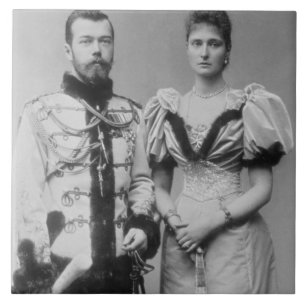 Fotografia do retrato do Tsar Nicholas II