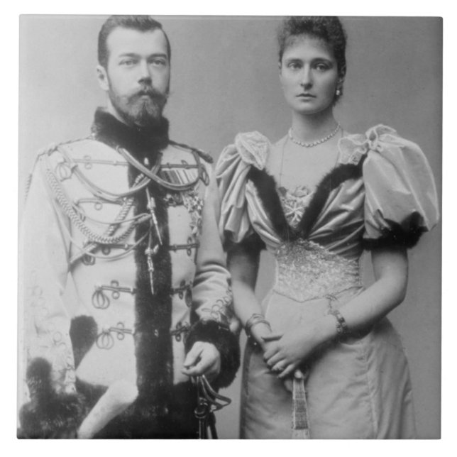 Fotografia do retrato do Tsar Nicholas II (Frente)