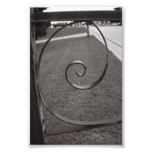 Fotografia E1 4x6 preto e branco da letra do