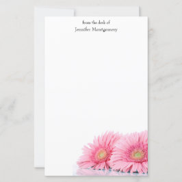 Fotografia Elegante de Gerbera Daisies Rosa