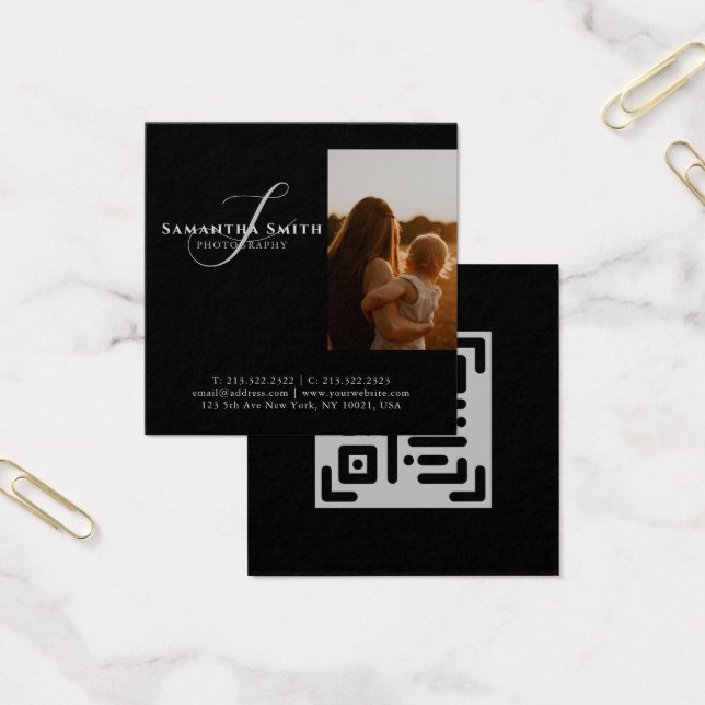 Fotografia em preto e branco profissional QR (Escritótio)