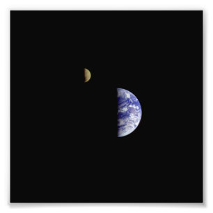 Fotografia espacial da Terra Moon Galileo