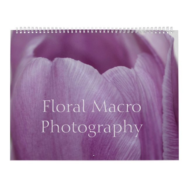 Fotografia Floral do Calendário Fechar Ups (Capa)