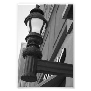 Fotografia L8 4x6 preto e branco da letra do