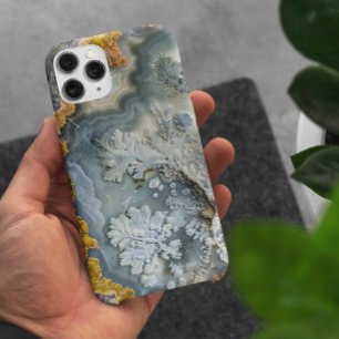 Fotografia Macro de Cristais de Dendrita