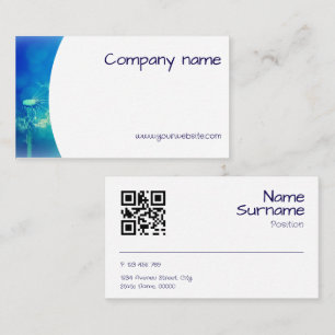 Fotografia mínima de sopro QR Cartão de visita
