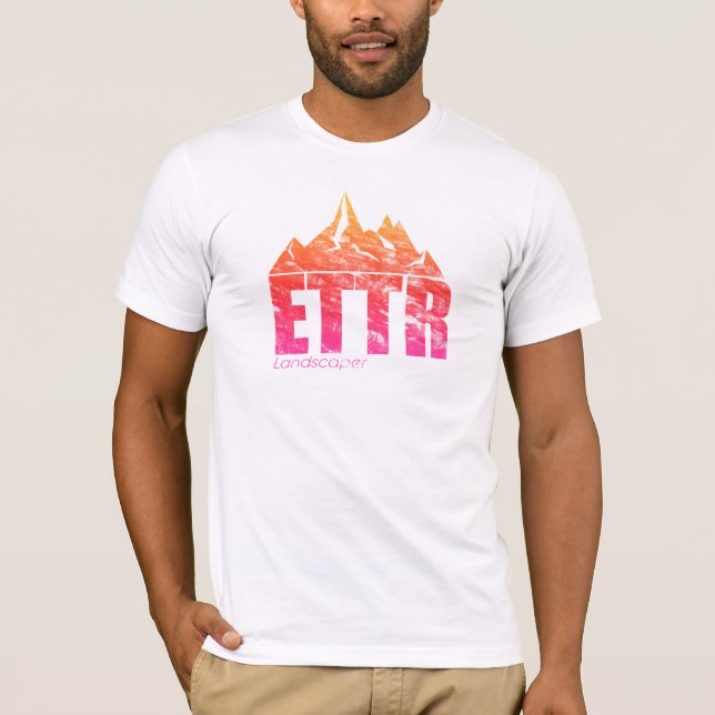 Fotografia Paisagem de Cores ETTR Camiseta T (Frente)