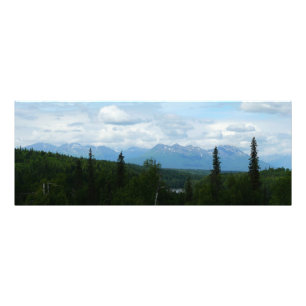 Fotografia Panorâmica do Alaskan Mountain Range