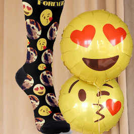 Fotografia personalizada e engraçada amor emoji me