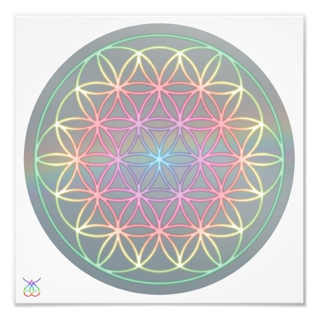 Fotografia poster ~ healingEnergy “Flower Of Life (Frente)