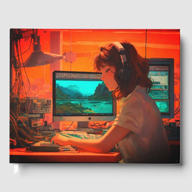 fotografia retrato de um livro de convidados de um (Frente)