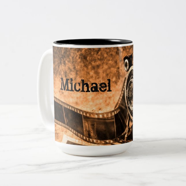 Fotografia Vintage - Duas canecas (Frente Esquerda)