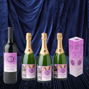 Fotografias, aniversário de 21 anos, Champanhe Gli