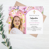 Fotografias cor-de-rosa - Arch Flórals Confirmação