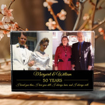 Fotografias Douradas no Aniversário de Texto